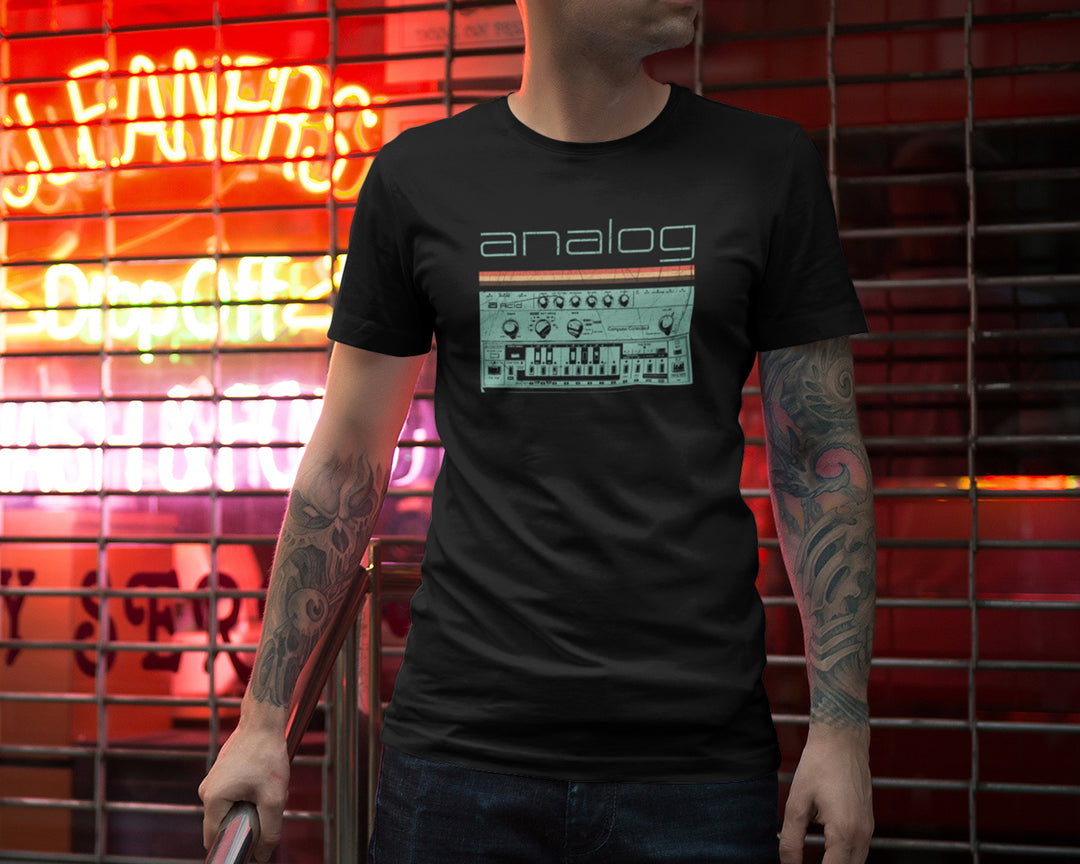 Urban Backwoods Synthesizer 303 Men's T-Shirt - Music Graphic Tee
