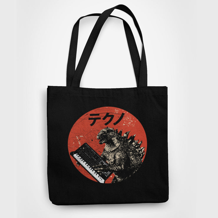 Japanese Synth Monster Tote Bag