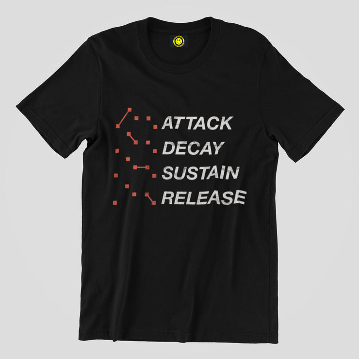 Attack Decay Sustain Release Unisex T-Shirt