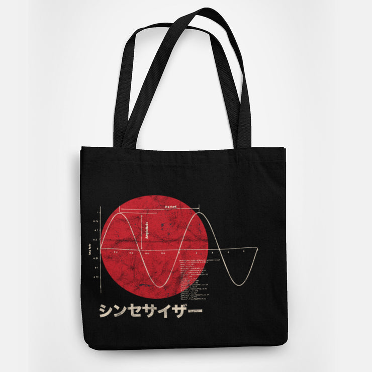 Sine Wave Tote Bag