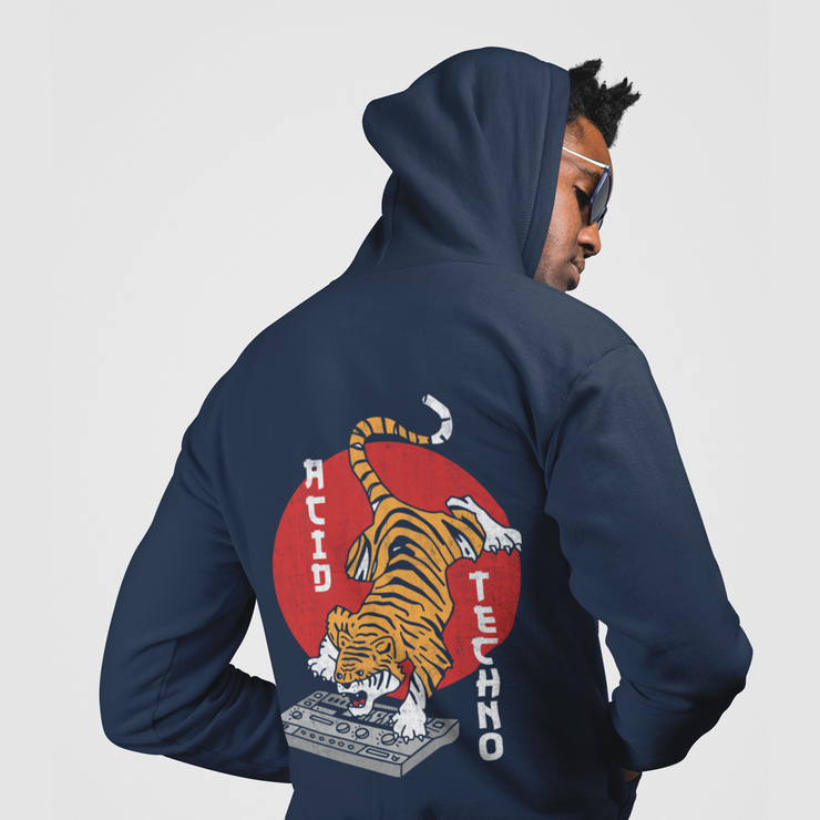 Acid Techno Tiger Unisex Hoodie