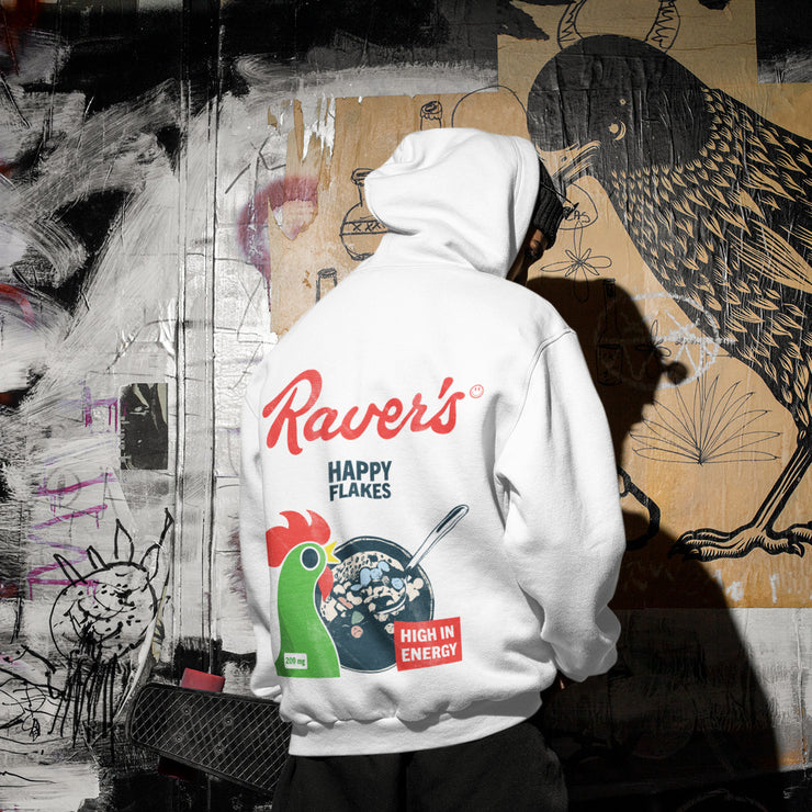 Ravers Happy Flakes Unisex Hoodie