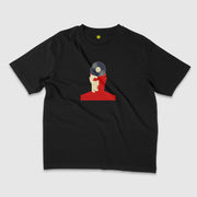 Vinyl Head Oversized T-Shirt