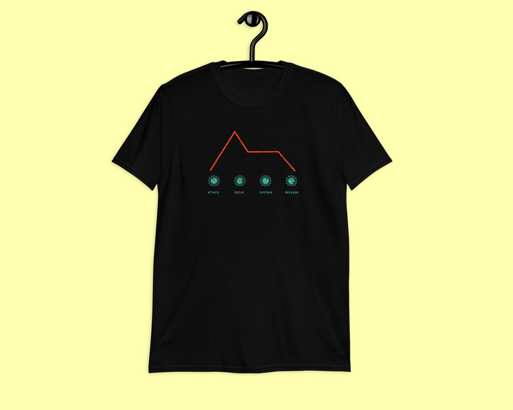 Synthesizer Envelope ADSR Analog T-Shirt